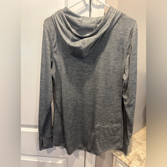 Old Navy Active Hoodie Womens Large Gray Long Sleeve - Picture 4 of 13
